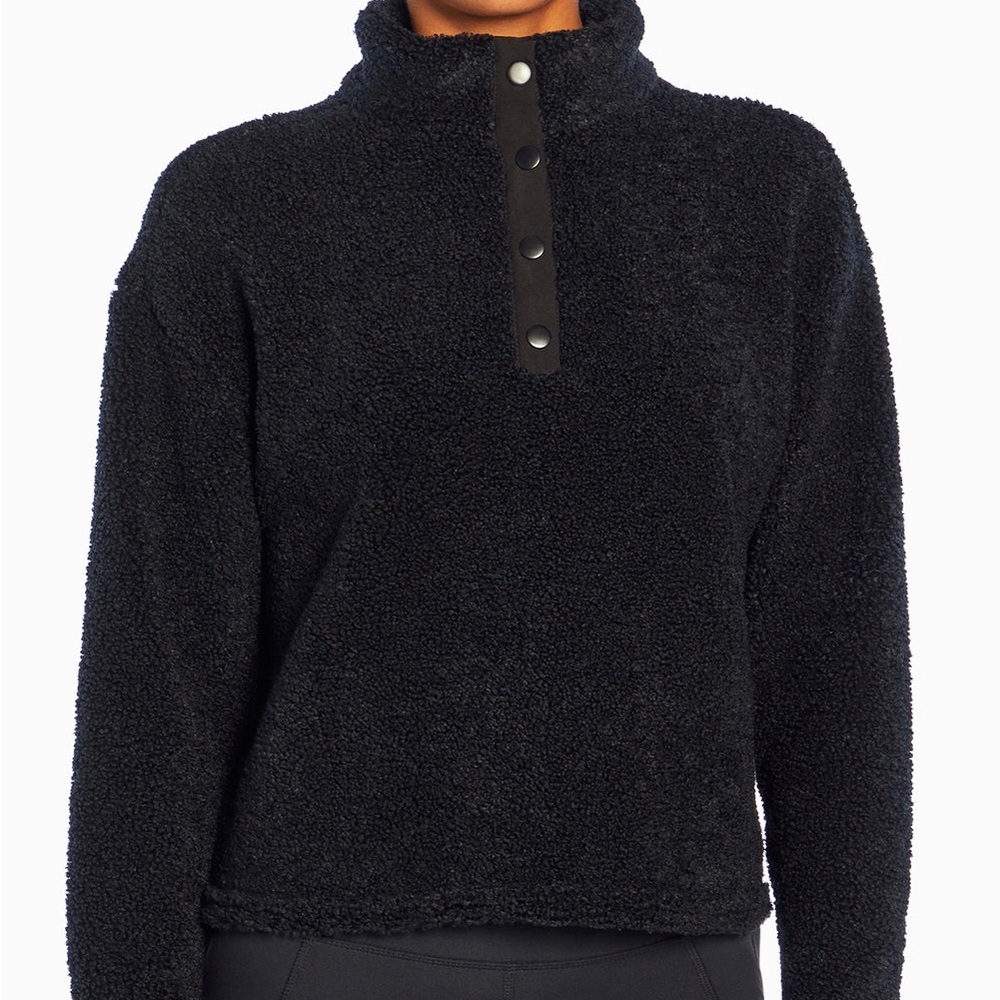 Marika Sherpa Tyra Cropped Sherpa Pullover